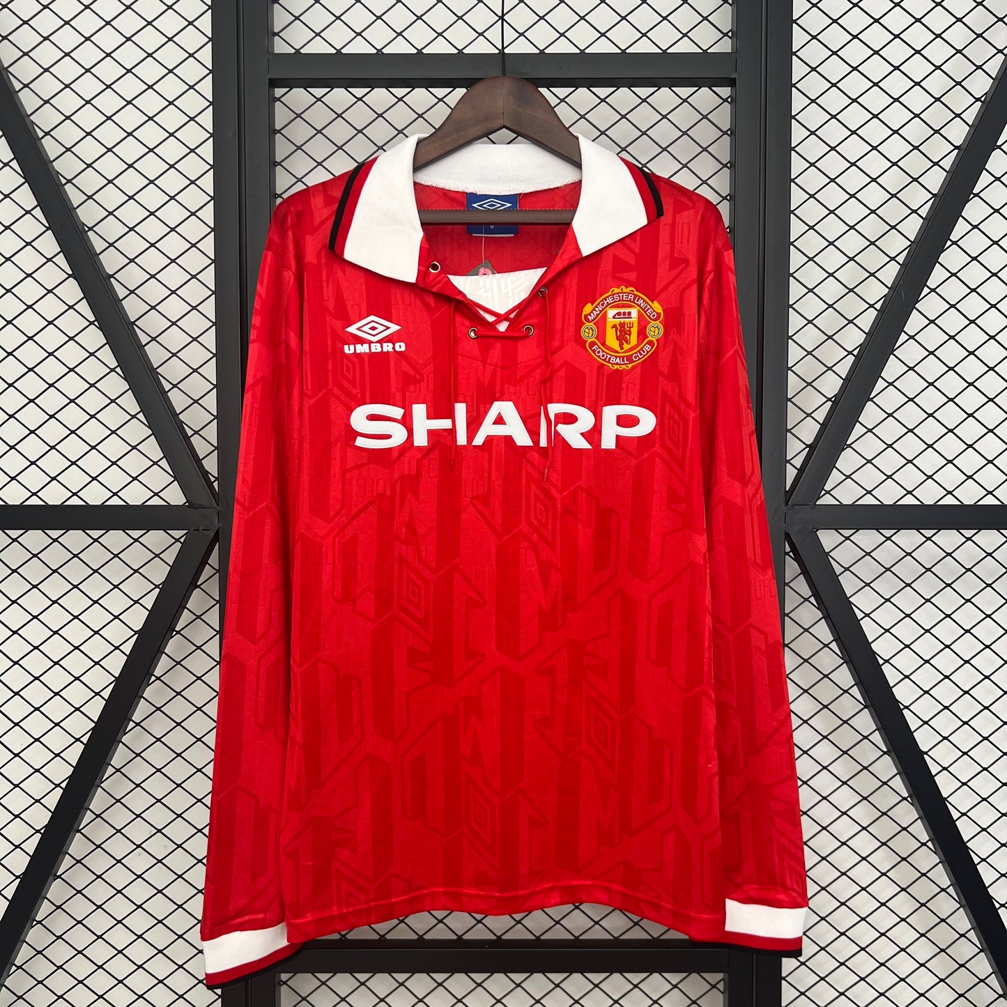 Retro Long Sleeve M-U 92/93 Home
