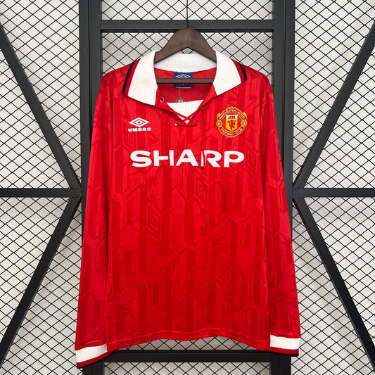 Retro Long Sleeve M-U 92/93 Home