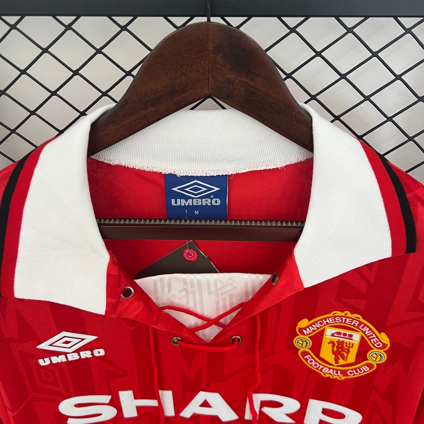 Retro Long Sleeve M-U 92/93 Home