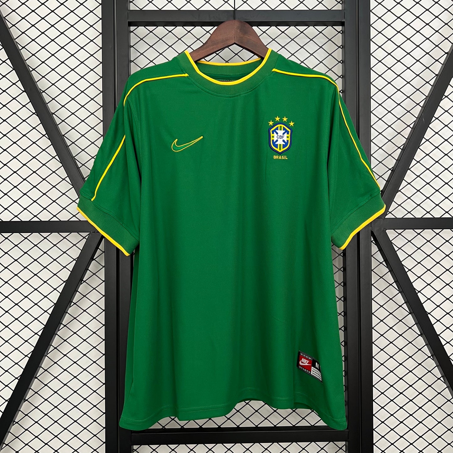 Retro Brazil 1998 Goalkeeper Green