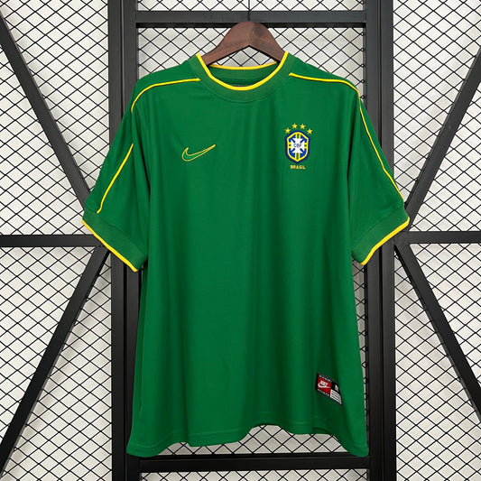 Retro Brazil 1998 Goalkeeper Green