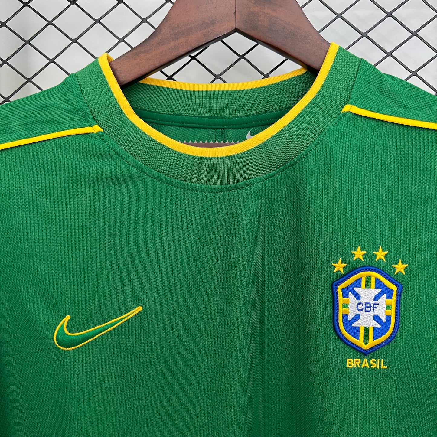 Retro Brazil 1998 Goalkeeper Green