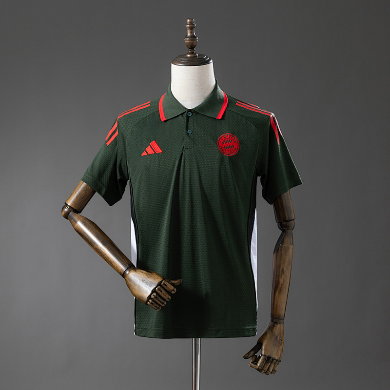 Bayern Munich 25/26 POLO - Dark Green S-XXL (front)