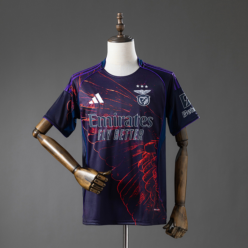 Benfica 25/26 Fourth Third Away Jersey S-4XL (front)