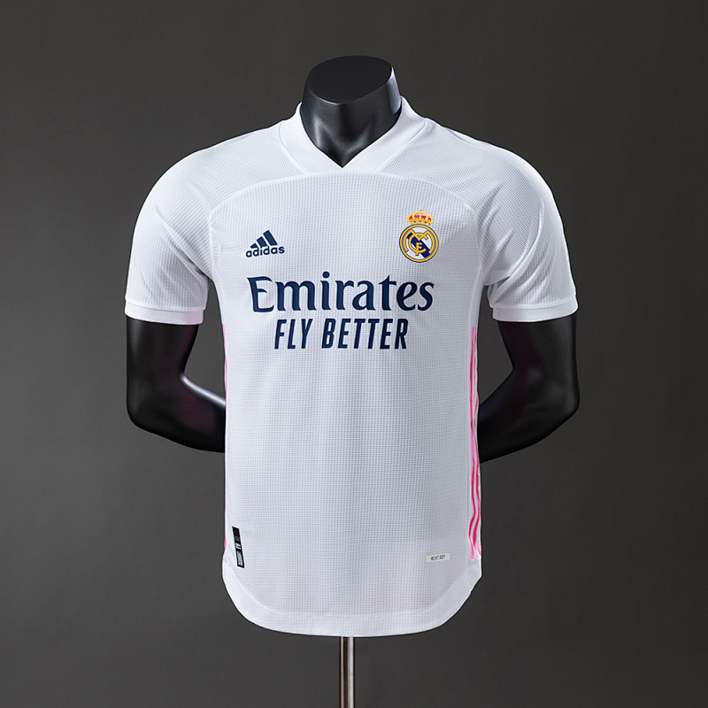 Real Madrid 20/21 Player Version Retro Home Jersey S-3XL (front)