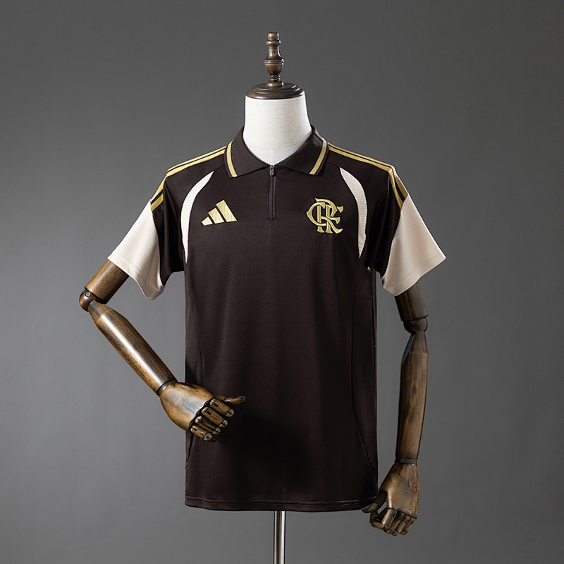 Flamengo 26/27 Training POLO - Brown S-4XL (front)