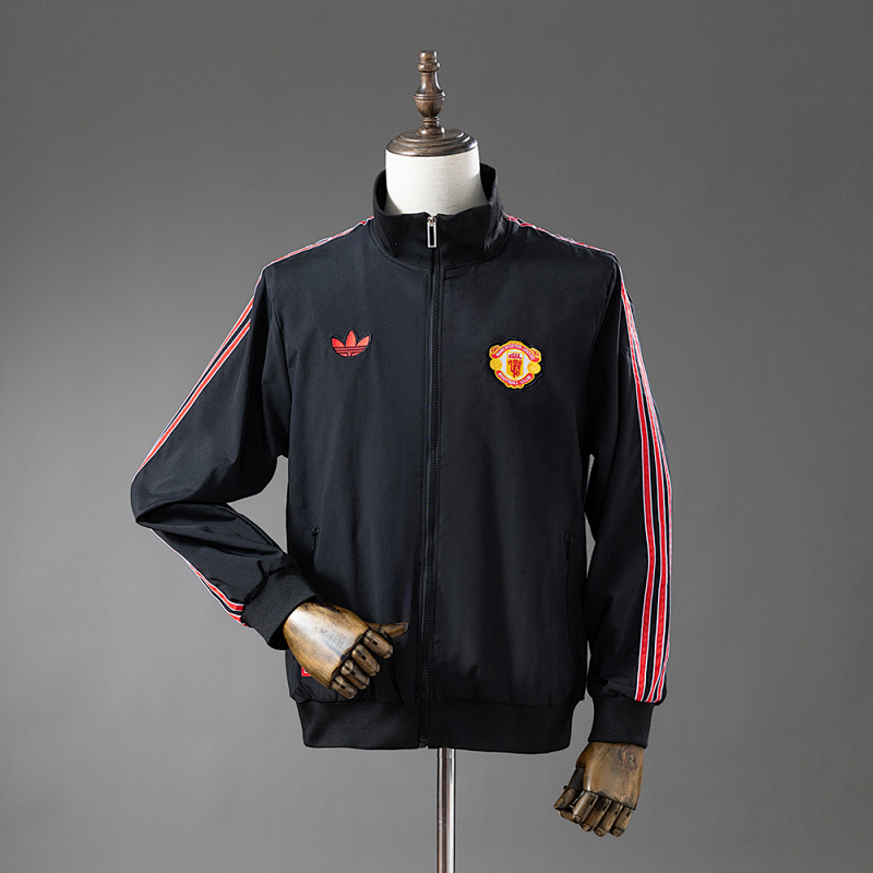 M-U Retro Windbreaker - Black S-XXL (front)