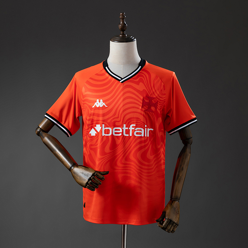 Vasco da Gama 25/26 Goalkeeper - Orange Jersey S-4XL (front)