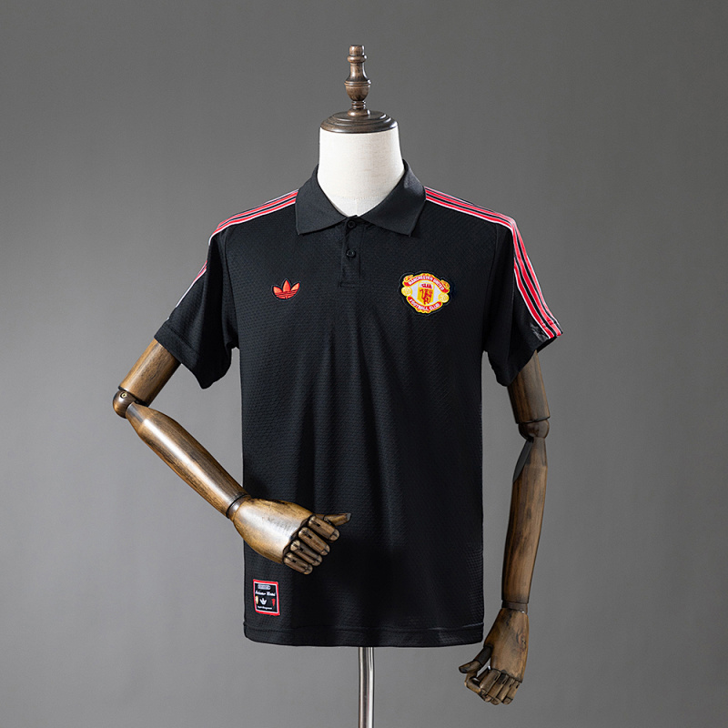 M-U 25/26 POLO - Black S-XXL (front)