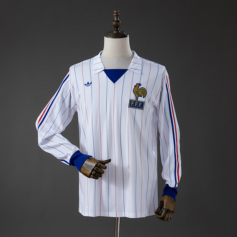 Frence 80/82 Away Long-Sleeved Retro Jersey S-XXL (front)