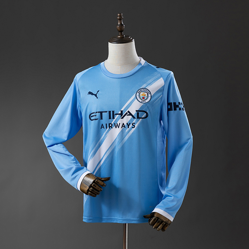 Manchester City 25/26 Home Long Sleeve Jersey S-4XL (front)