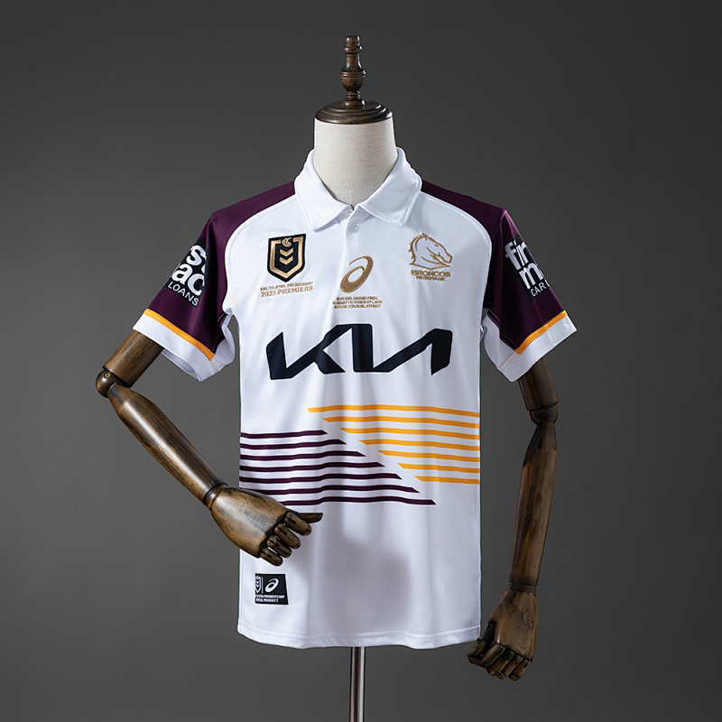 NRL Brisbane Broncos 2025 Grand Champion Jersey S-5XL (front)