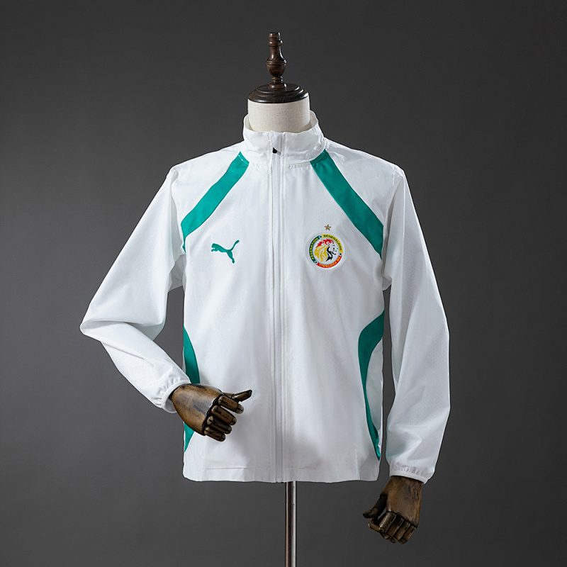 Senegal 2026 Windbreaker - White S-3XL (front)