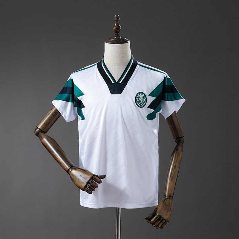 Sporting Lisbon Retro - White Jersey S-4XL (front)