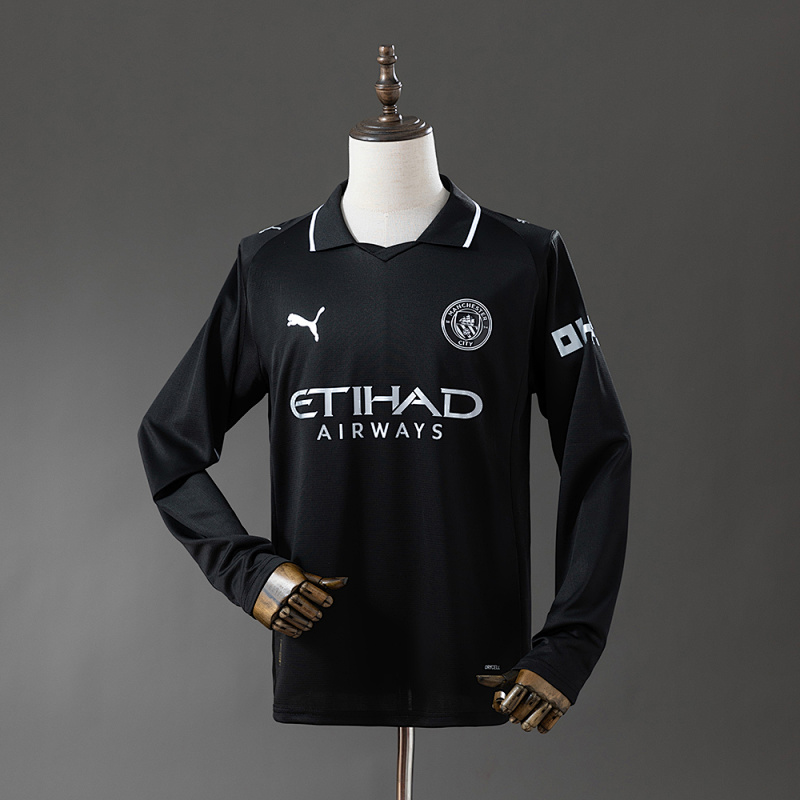 Manchester City 25/26 Away Long Sleeve Jersey S-4XL (front)