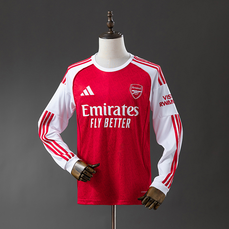 Arsenal 25/26 Home Long Sleeve Jersey S-4XL (front)