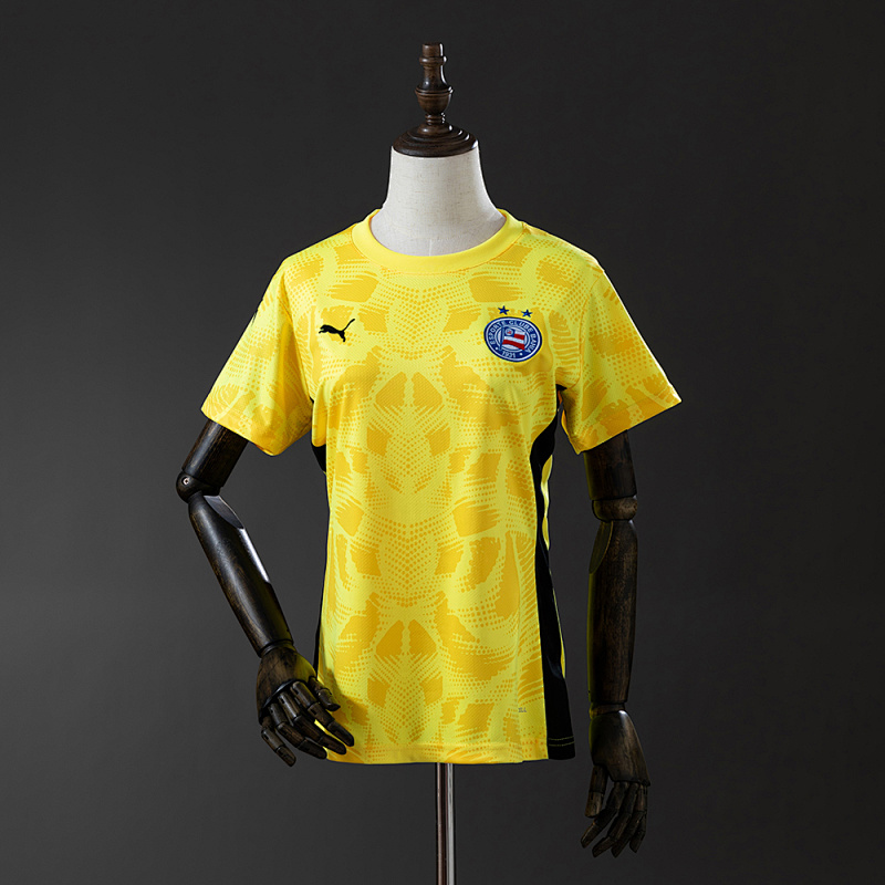 Bahia 25/26 Women  Goalkeeper-Yellow Jersey S-4XL (front)