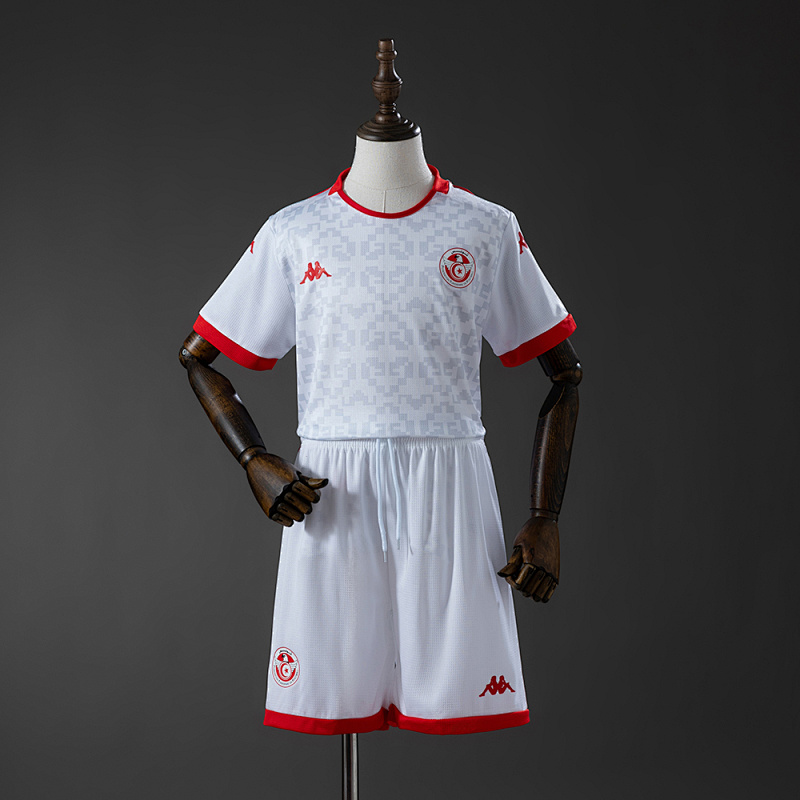 Tunisia 2026 Away Kids Kit Jersey SIZE 16-28 (front)