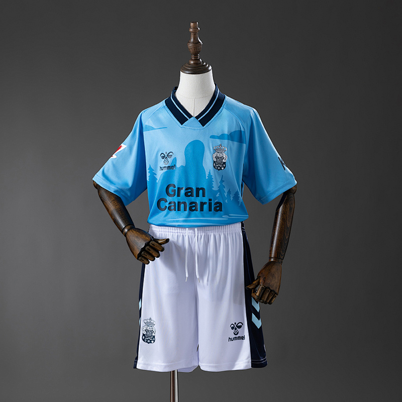 Las Palmas 25/26 Away Kids Kit Jersey Size 16-28 (front)