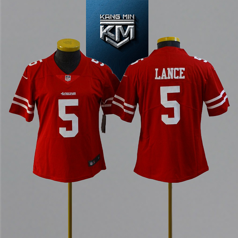 2021 49ers NFL woman Jersey XS-XL (front)