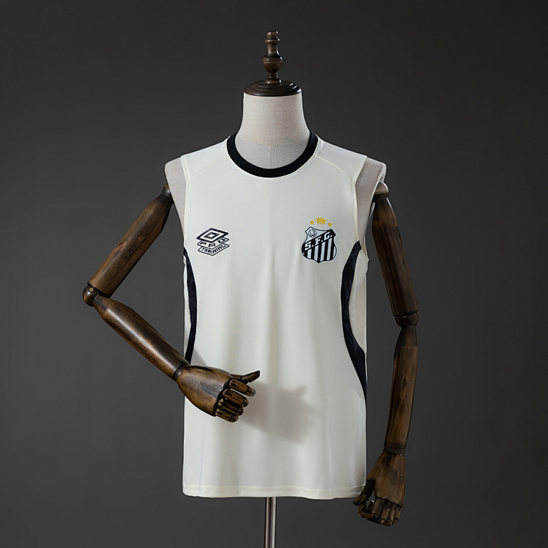 Santos 26/27 Training Vest Beige S-4XL (front)