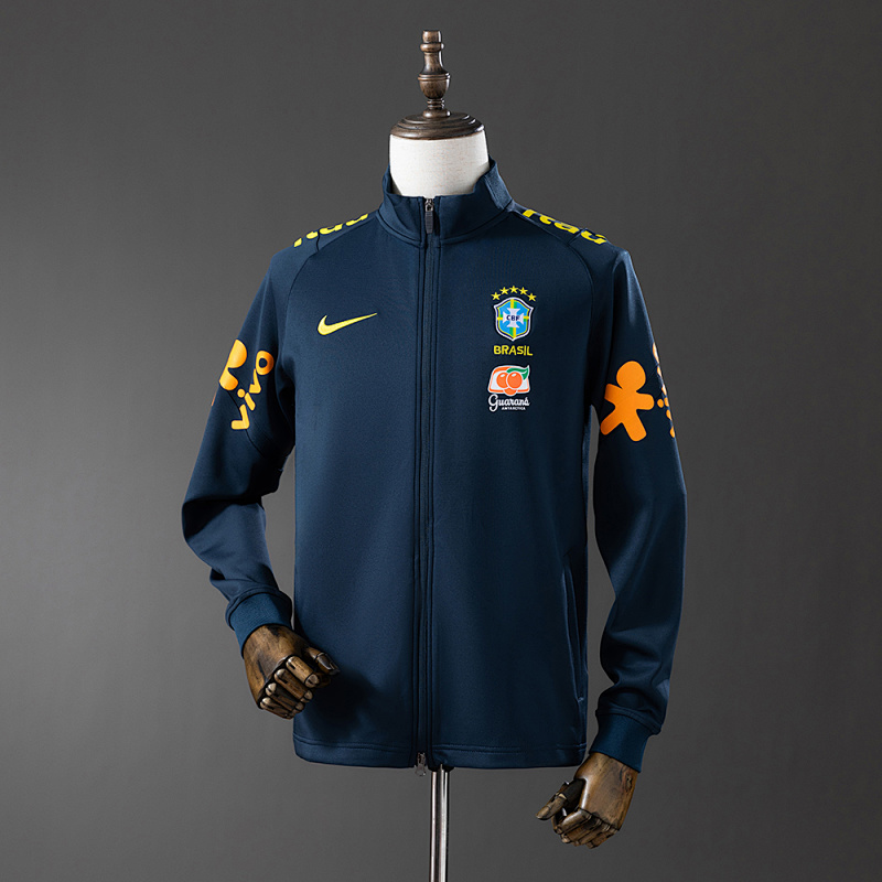 Brazil 22/23 Royal Blue - Jacket S-XXL (front)