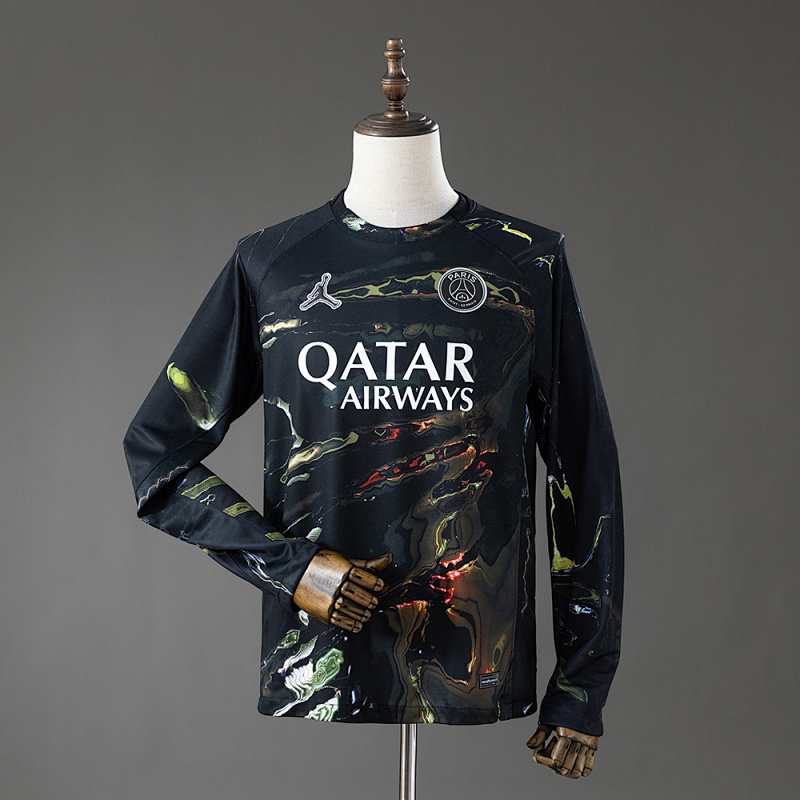 PSG 25/26 Night Edition Long-Sleeve Jersey S-4XL (front)