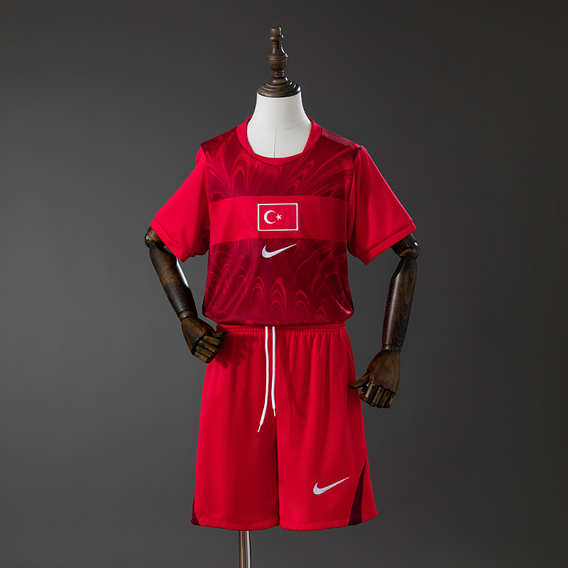 Turkiye 2026 Away Kids Kit Jersey Size 16-28 (front)