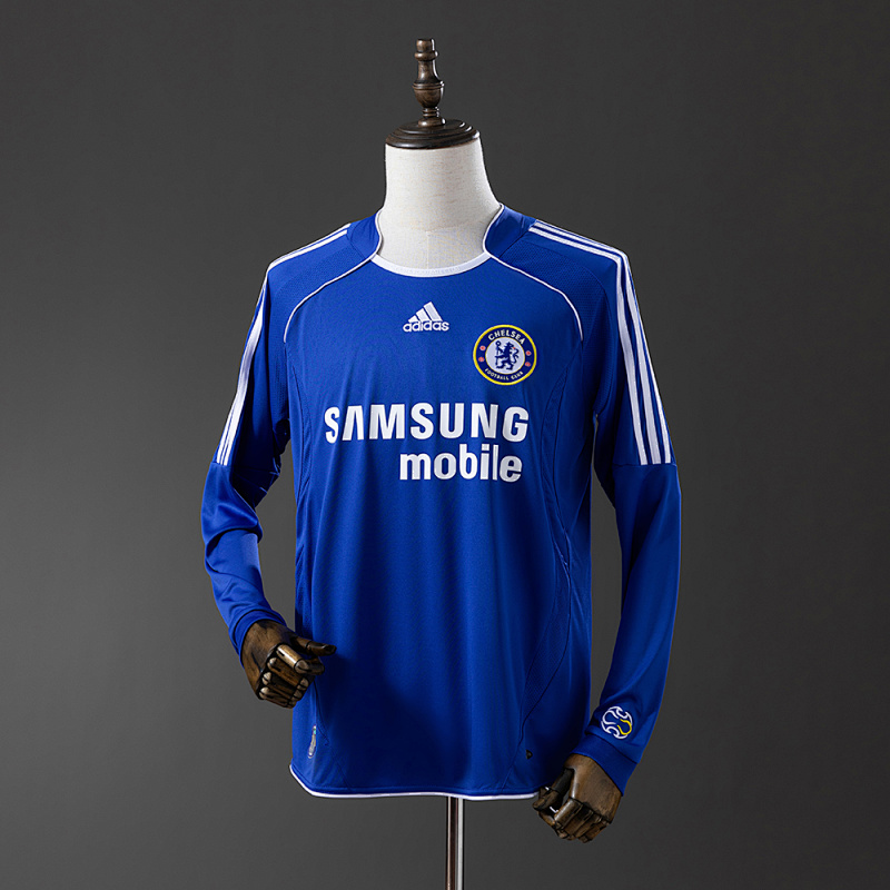Retro Long sleeve Chelsea 06/07 home S-XXL (front)