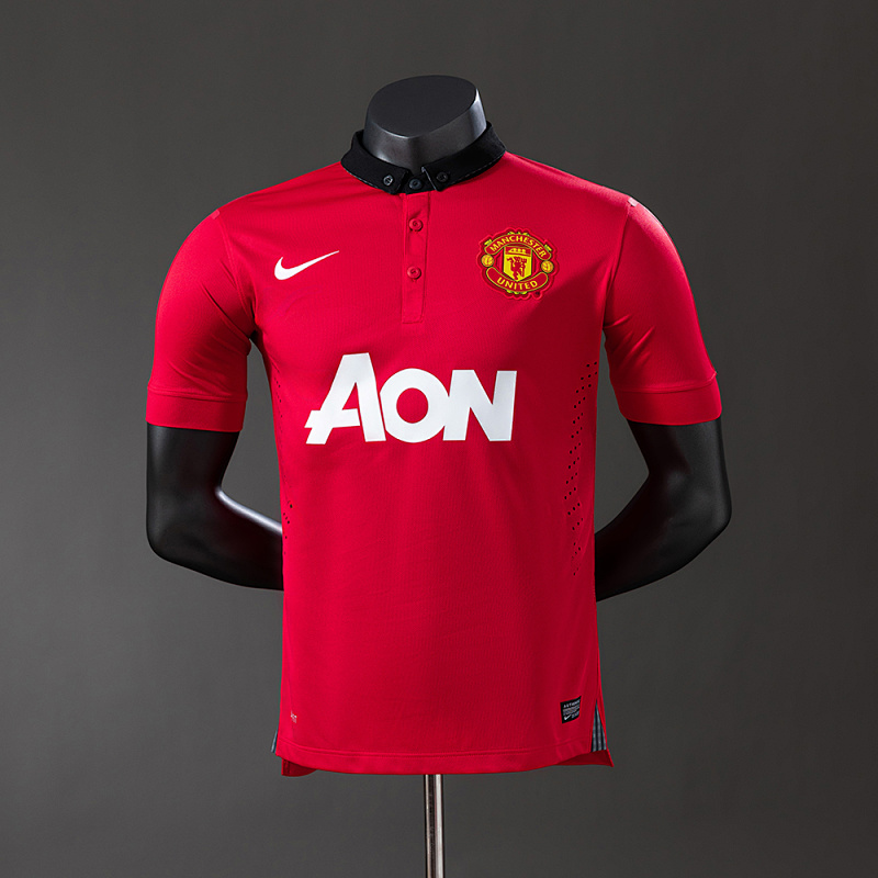 M-U 2013/14 Player Version Retro Home Jersey S-3XL (front)