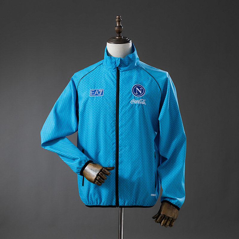 Napoli 25/26 Windbreaker - Sky Blue S-XXL (front)