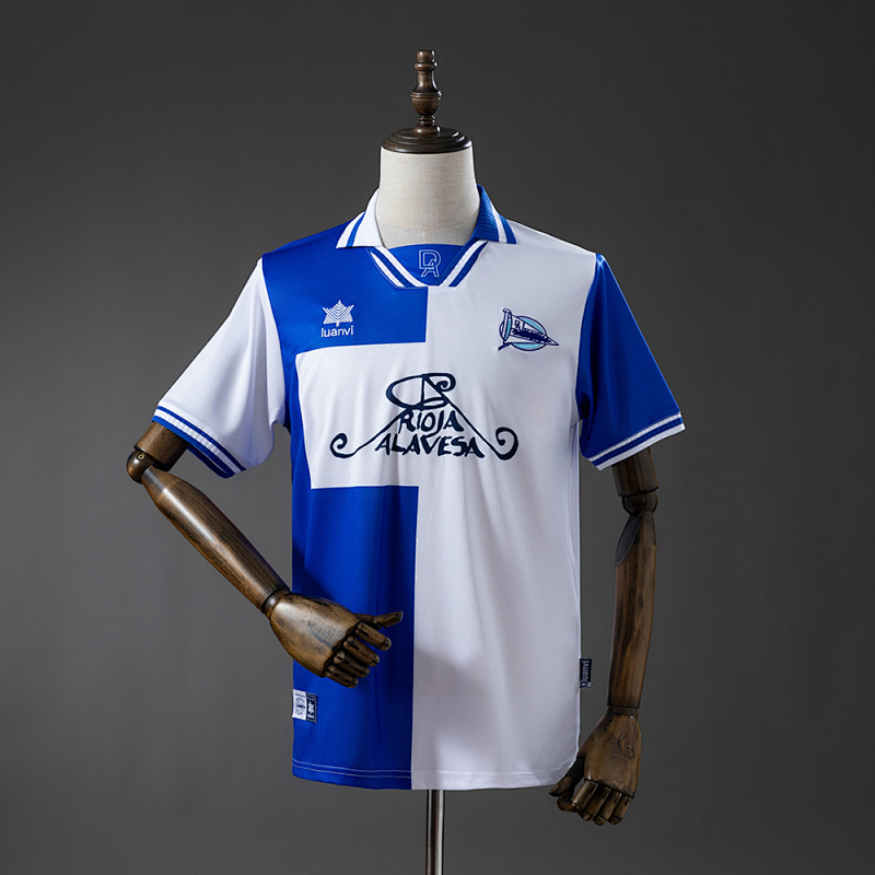 Deportivo Alavés 00/01 Home Retro Jersey S-XXL (front)