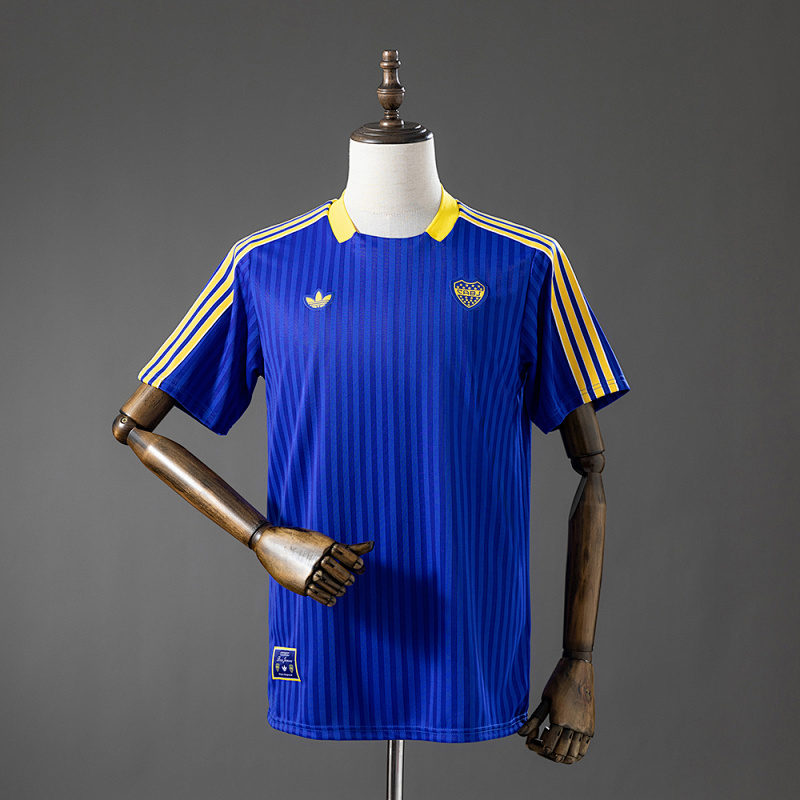 Boca Juniors Terrace Icons T-Shirt White Blue S-XXL (front)