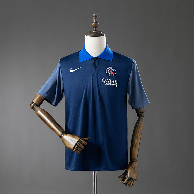 PSG 25/26 POLO - Dark Blue S-XXL (front)