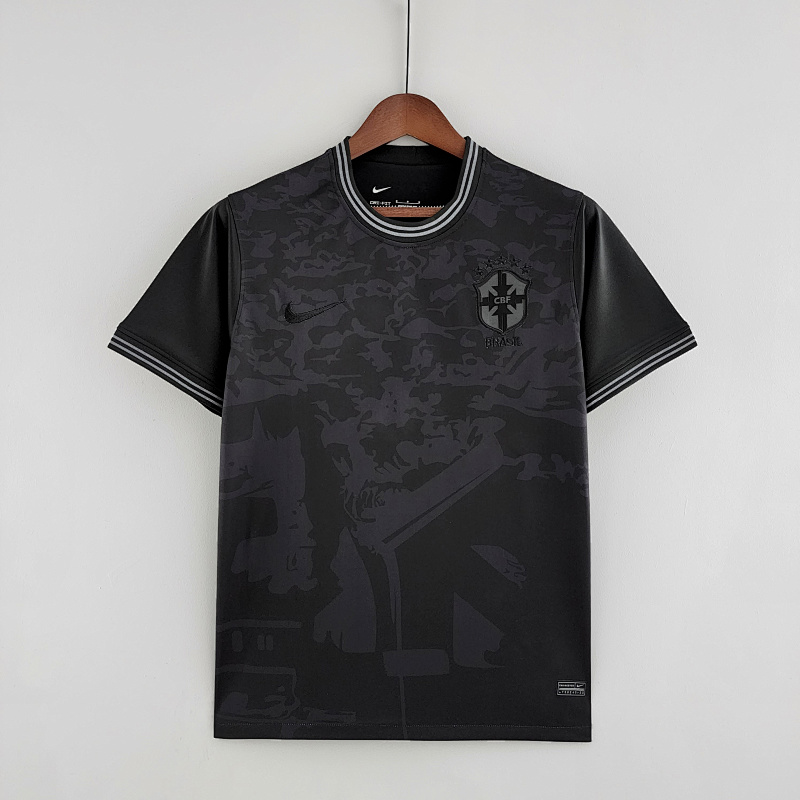 2022 Brazil all black S-XXL (front)