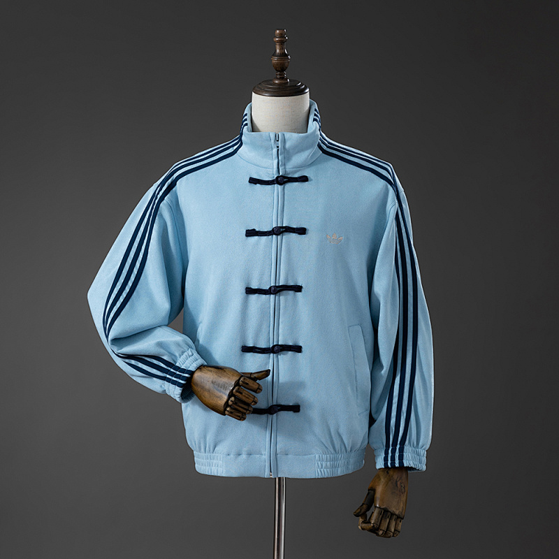 (Chinese New Year) Tang-style jacket - Sky blue S-XL (front)