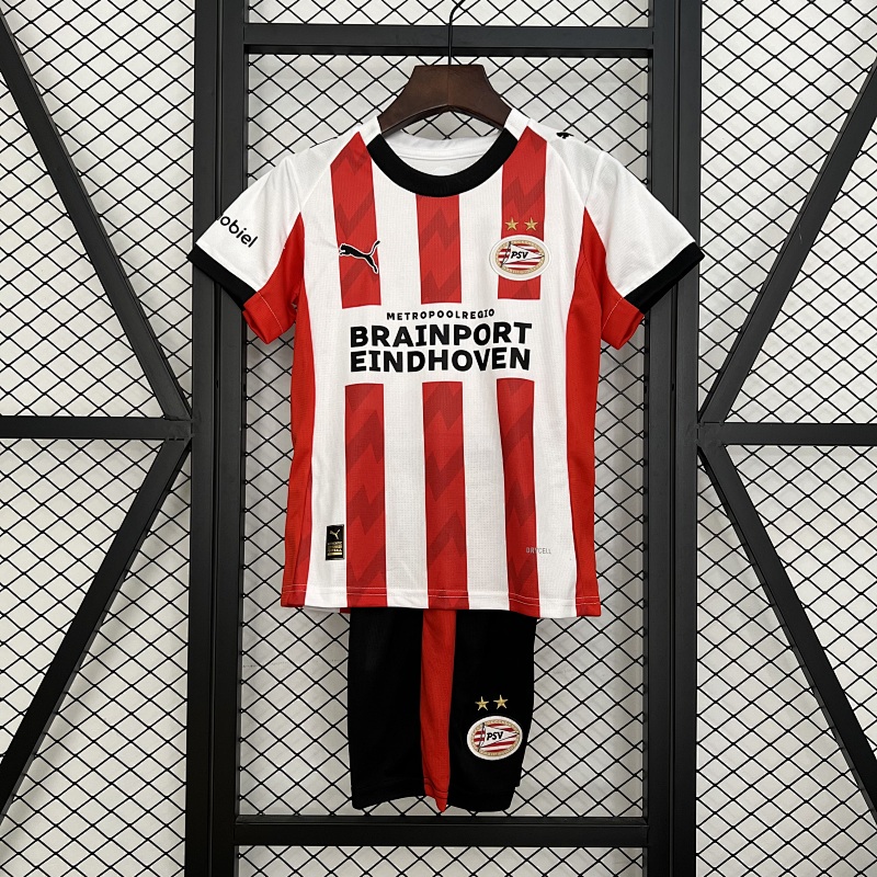 25/26 Kids PSV Eindhoven Home Size: 16-28 (front)