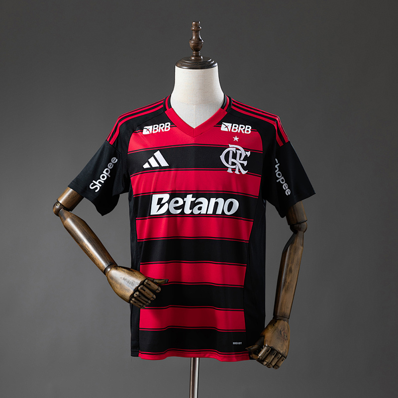 Flamengo 25/26  Home All Sponsor Jersey S-4XL (front)