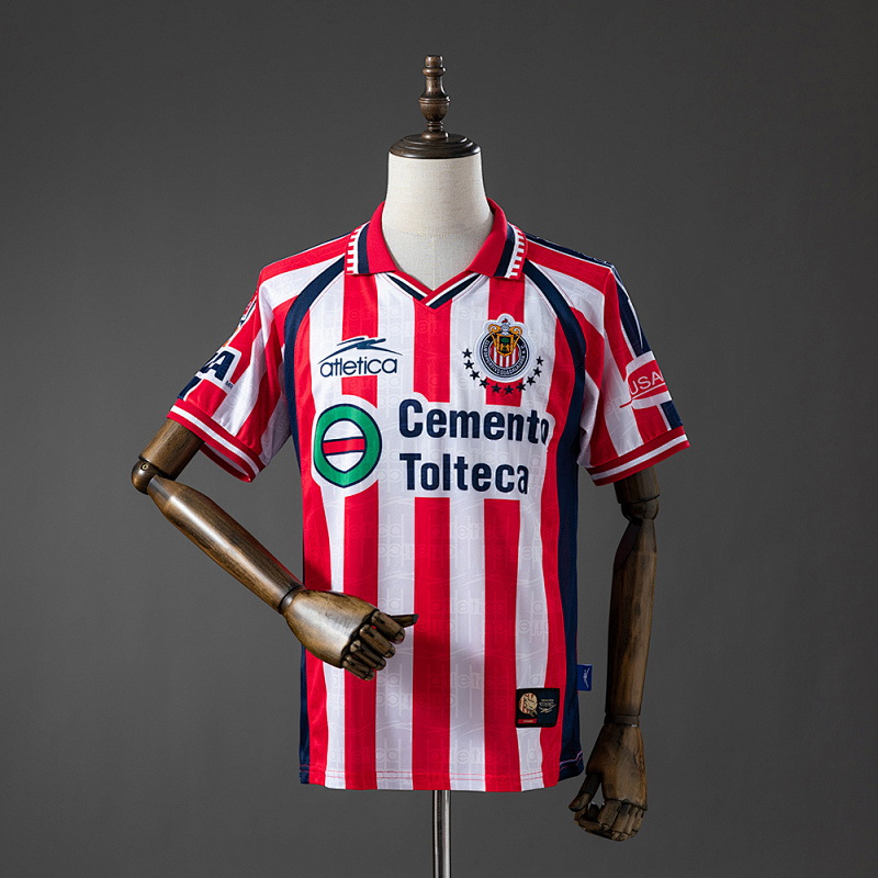 Chivas de Guadalajara 99/00 Home Retro Jersey S-XXL (front)