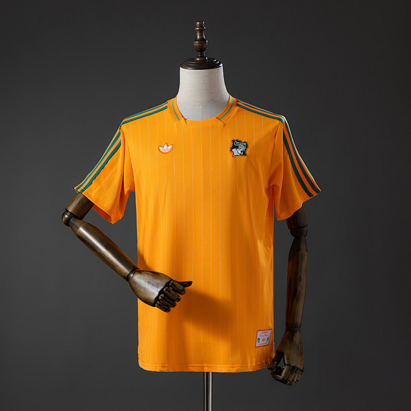 Ivory Coast Terrace Icons T-Shirt Orange S-XXL (front)