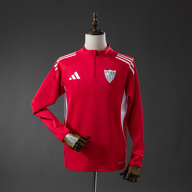 Sevilla 25/26 Training Top Red S-XXL (front)