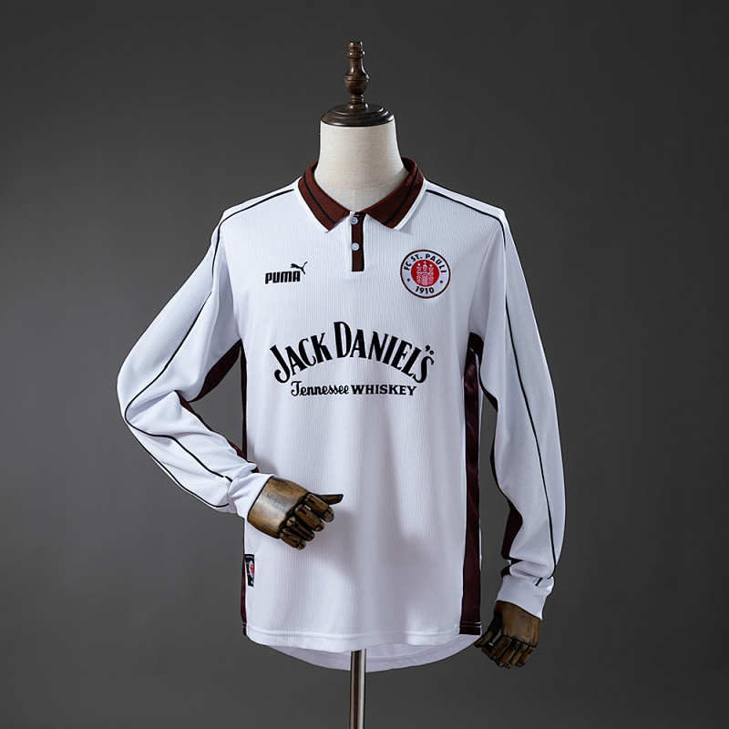 St. Pauli 99/00 Home Long-Sleeve Retro Jersey S-XXL (front)