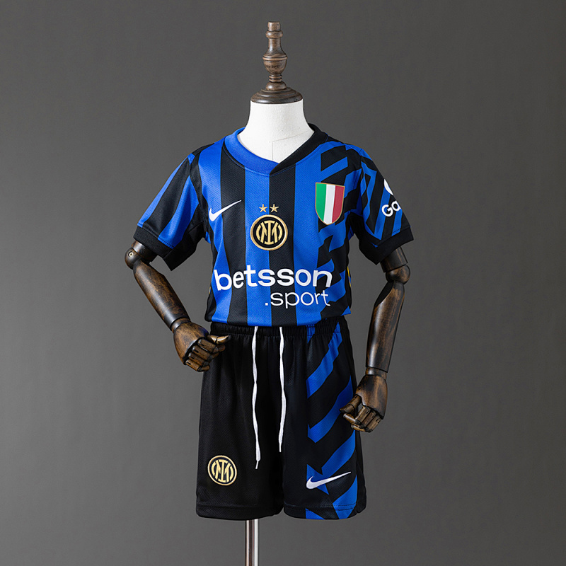Inter Milan 24/25 Home kids kit Jersey SIZE 16-28 (front)
