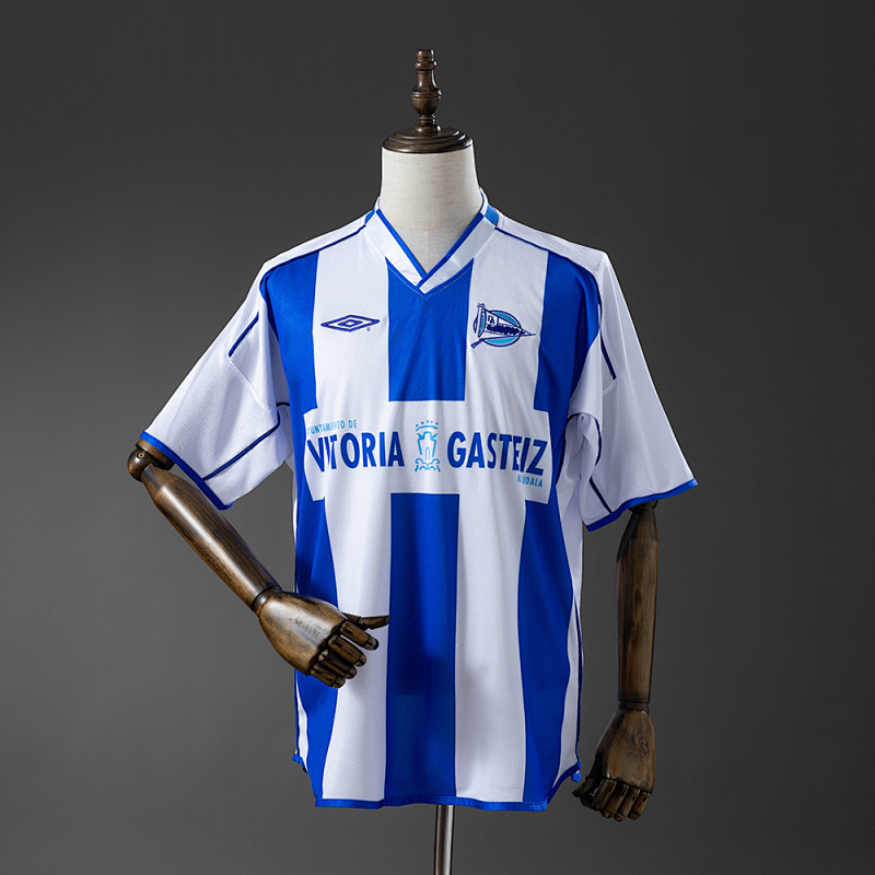 Deportivo Alavés 03/04 Home Retro Jersey S-XXL (front)