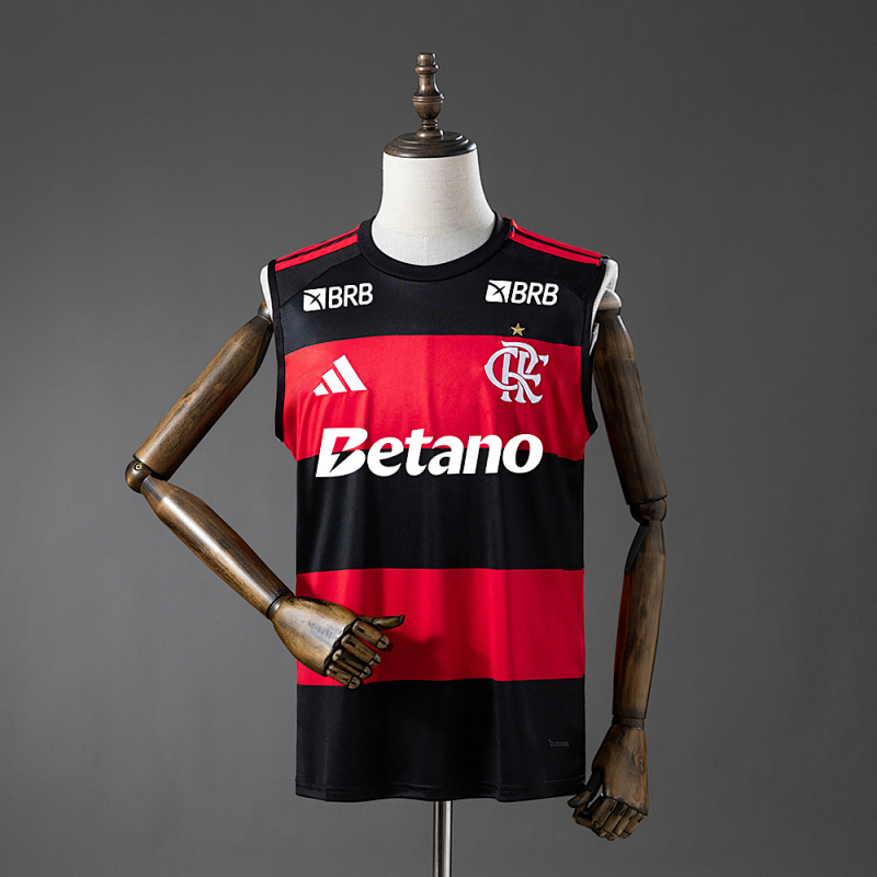 Flamengo 26/27 Home All sponsors Vest Jersey S-4XL (front)