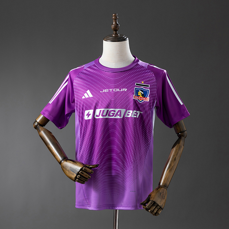 Colo Colo 25/26 Goalkeeper-Purple Jersey S-4XL (front)