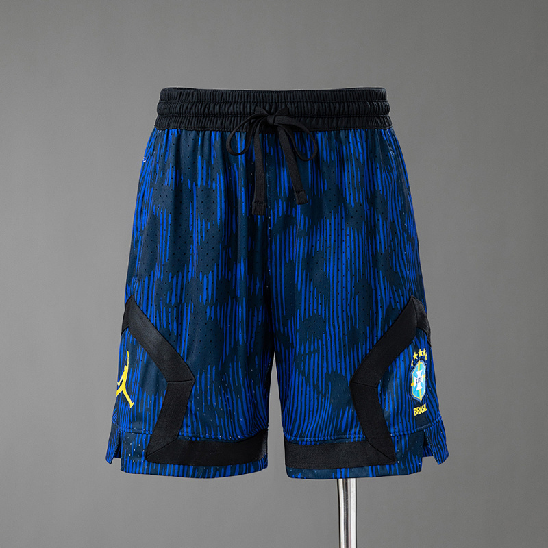 Brazil 2026 Basketball Shorts Blue S-4XL (front)