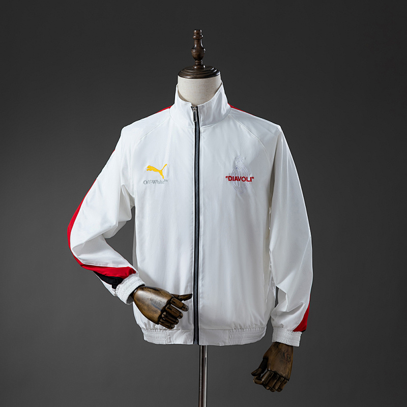AC Milan co-branded Windbreaker - White S-XXL (front)