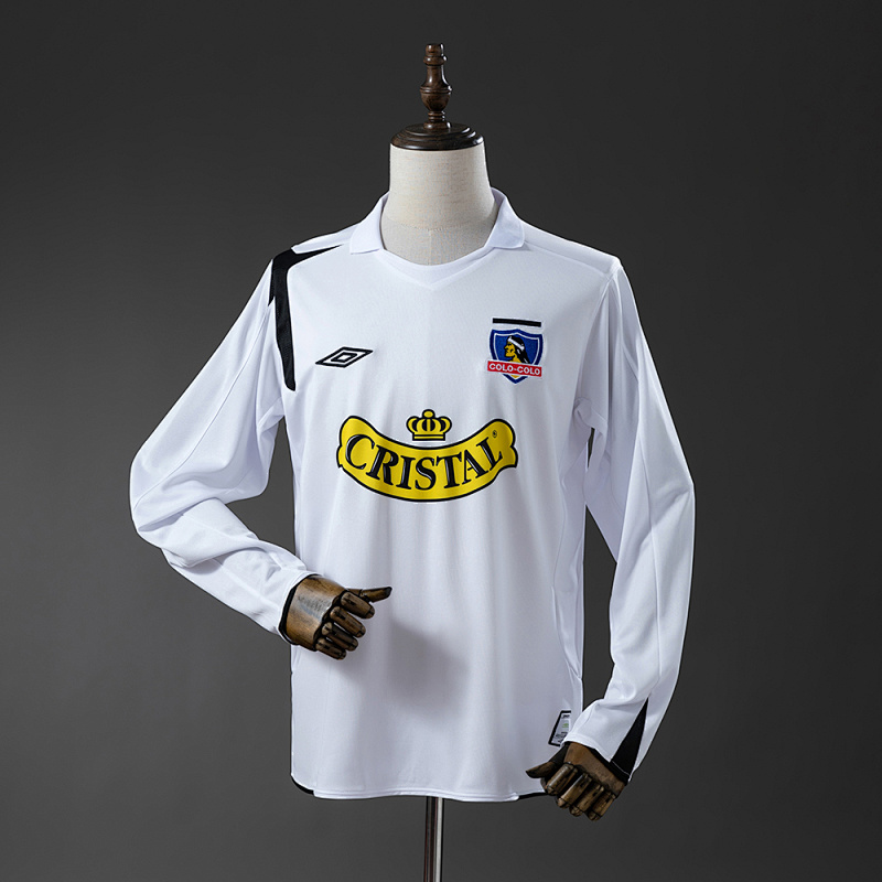 Retro Long Sleeve Colo Colo 2006 Home S-XXL (front)