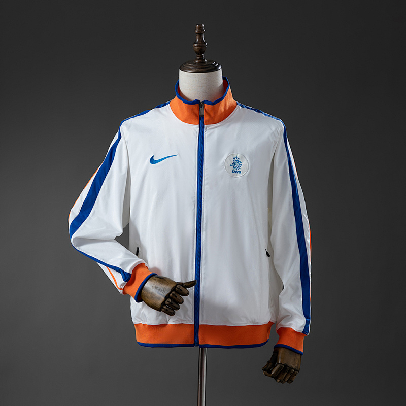 Netherlands 10/11 Windbreaker - White S-XXL (front)